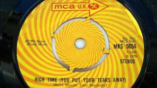Barry Mason 'High Time (You Put Your Tears Away)'. Written by Mason & Tony Macaulay. 1970.