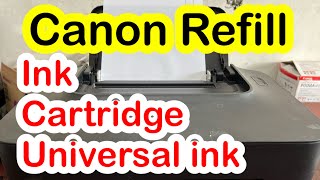Canon Cartridge How to REFILL ink