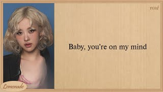 Download lagu Alex Warren & ROSÉ On My Mind Lyrics mp3 Download lagu Alex Warren & ROSÉ On My Mind Lyrics mp3