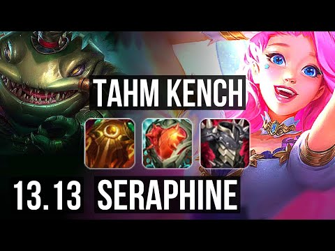 TAHM & Senna vs SERAPHINE & Rakan (ADC) | Rank 2 Tahm, 4/2/17, 800K mastery | NA Grandmaster | 13.13