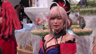 AJ2024 FateGrandOrder Official Cosplayers ⑧ 宮本武蔵 綾瀬まお さん アニメジャパン2024