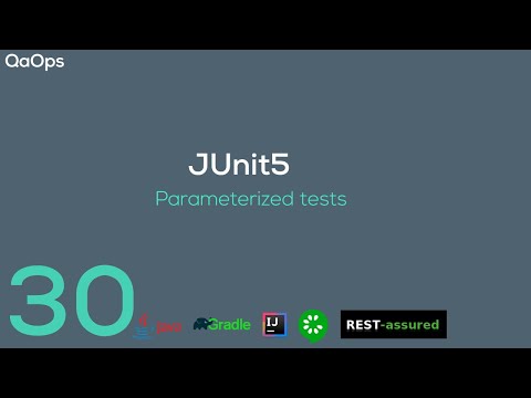 JUnit5 | Parameterized tests