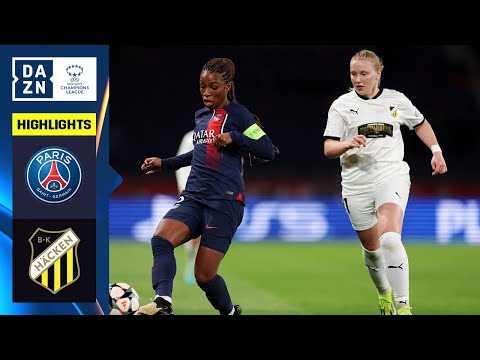 HIGHLIGHTS | PSG vs. BK Häcken - UEFA Women's Champions League 2023-24 (Svenska)