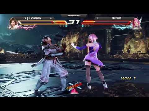 Blackkazama (Asuka) VS Crossfire (Alisa) WINNER SEMI FINAL INTERNATIONAL TOURNAMENT TEKKEN 7