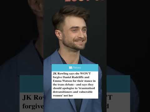 JK Rowling says she WON'T FORGIVE Daniel Radcliffe and Emma Watson for their stance on trans debate!