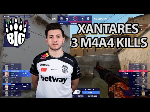 XANTARES 3 M4A4 kills 2 HS(BIG CLAN)