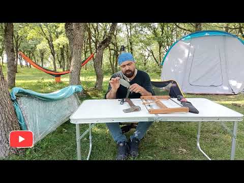 Katlanır Kamp Testeresi Kamp Baltası Tavsiye Katlanır Testere Bushcraft ASMR Kamp Küreği