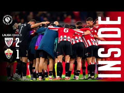 Imagen de portada del video INSIDE I Athletic Club 2-1 Elche CF I LaLiga 2025/26 J25