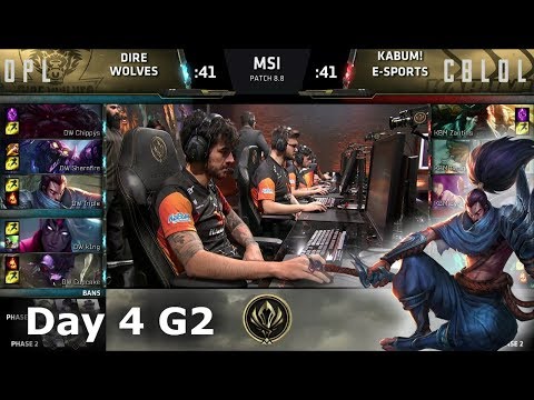 Dire Wolves vs KaBuM! e-Sports | Day 4 LoL MSI 2018 Play-In Group Stage | DW vs KBM