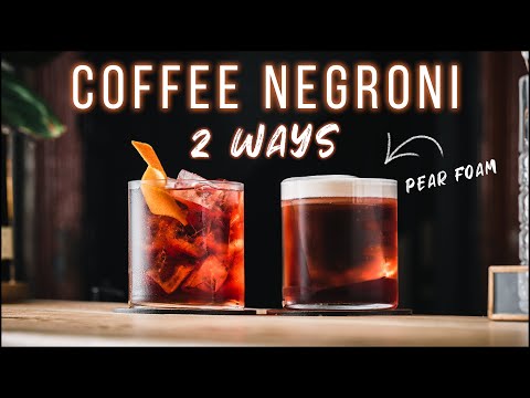 Fat Washed Cold Brew Negroni – Truffle on the Rocks