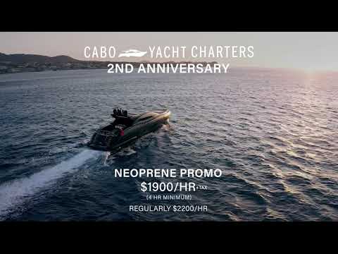 CABO YACHT CHARTERS’ 2-YEAR ANNIVERSARY PROMOTION