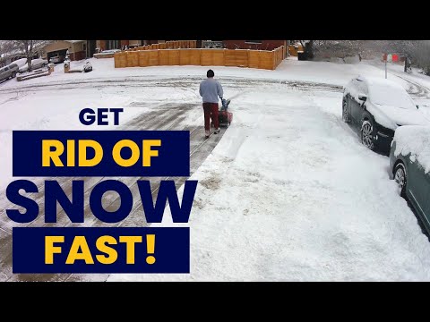 SATISFYING! Ultimate Guide to Efficient Snow Blowing for Your Driveway
