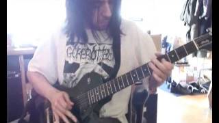 Recording the 'Speed Queen' solo for NEMHAIN