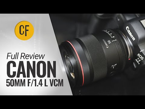 Video thumbnail for Canon RF 50 mm f/1.4L VCM review 1