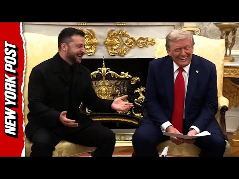 Zelensky Gives Trump a Letter From His Wife for Melania: 'It's Not for You'