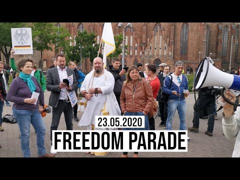 23.05.2020 Freedom Parade Berlin Alexanderplatz Part 6