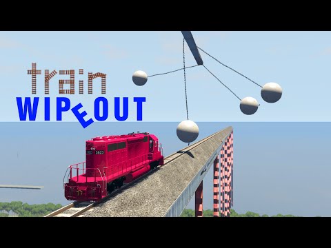 Train Wipeout - beamng drive | Car Pal