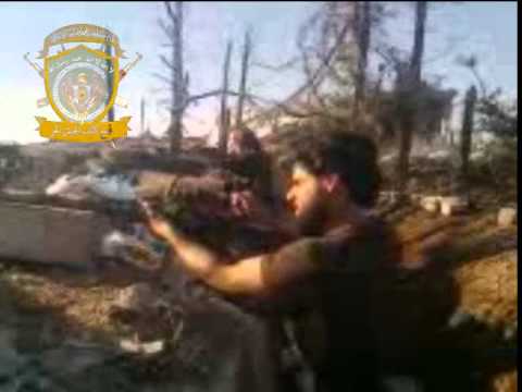 التصدي لقوات النظام من قبل كتائب الجيش الحر على جبهة أم شرشوح في ريف حمص الشمالي