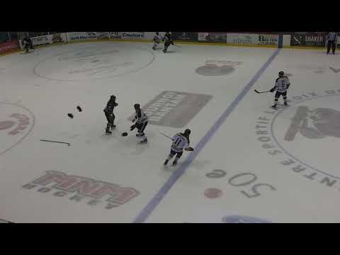 Fight/Bagarre Dave Hamel vs Samuel Levesque 9 novembre 2018