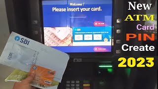 How to activate atm card in atm machine | sbi atm pin generation 2024 | Hindi |