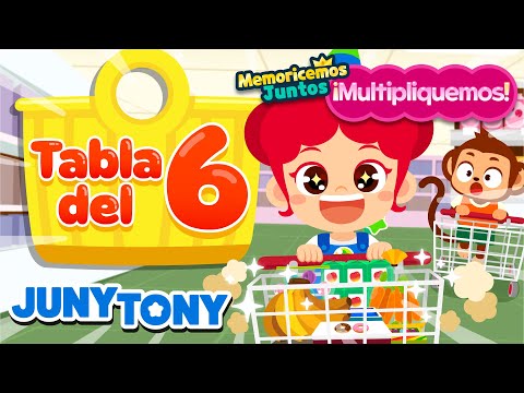 ¡Aprende la Tabla del 6 con esta Canción Divertida! | JunyTony en Español