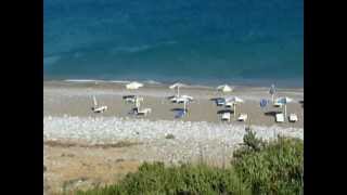preview picture of video 'view from Votsalo taverna near Lachania, Rhodes'
