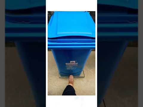 Plastic Wheelie Pedal Dustbin