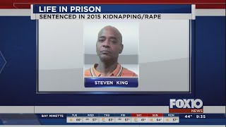 Man sentenced to life for kidnapping and rape