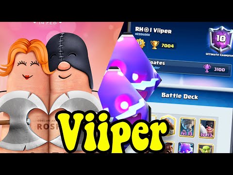 RH❄I Viiper Hog ExeNado God Gameplays  7000 👈 Clash Royale