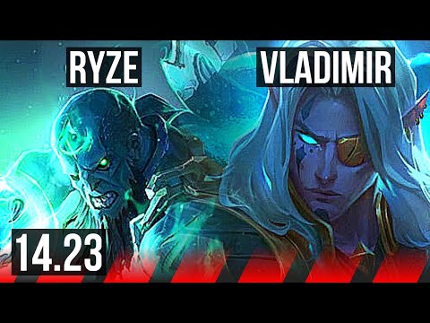 RYZE vs VLADIMIR (TOP) | KR Challenger | 14.23