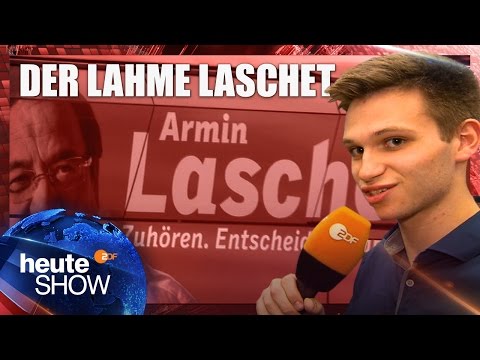 Fabian Köster beim CDU-Wahlkampf in NRW | heute-show vom 05.05.2017
