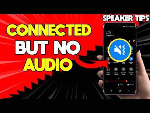Bluetooth Speaker Connected to iPhone but NO Sound