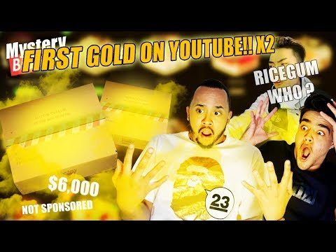 FIRST GOLD ON MYSTERY BRAND!! RICEGUM WHO?? UNBOXING ONLINE MYSTERY BOXES *NOT SPONSORED Video