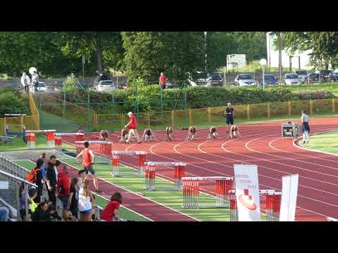 100m juniorke, FINALE, Melani Bosić 12.33, Mia Wild 12.67, Nikolina Čosić 12.75, Luna Kalesić 12.80