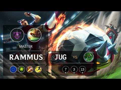Rammus Jungle vs Zac - EUW Master Patch 9.13