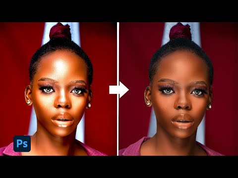 How to Remove Bad Skin Shine in Photoshop