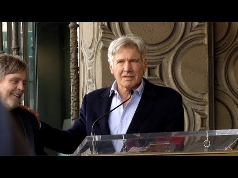 Harrison Ford Speech at Mark Hamill’s Hollywood Walk of Fame Star Unveiling