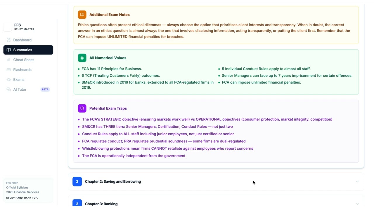 Preview of CISI Fundamentals of Financial Services