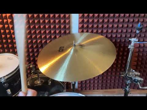 Paiste Giant Beat 22" Ride 2422g w/ video demo of actual cymbal for sale image 2