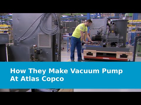 Revolutionary Atlas Copco GHS VSD+ Vacuum Pump Production Line Highlights