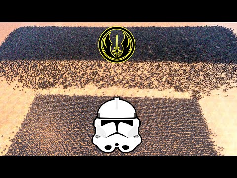 10,000 Clone Troopers Execute ORDER 66! - UEBS: Star Wars Mod Battle Simulator