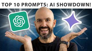 10 ChatGPT Prompts I Can't Live Without vs Gemini