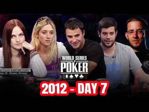 World Series of Poker Main Event 2012 - Day 7 with Greg Merson, Gaelle Baumann & Elisabeth Hille