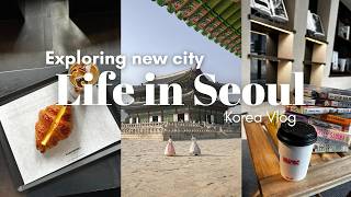 Life in Seoul | Exploring Seoul city, self-care day, cafe hopping, easy home cooking, manga library