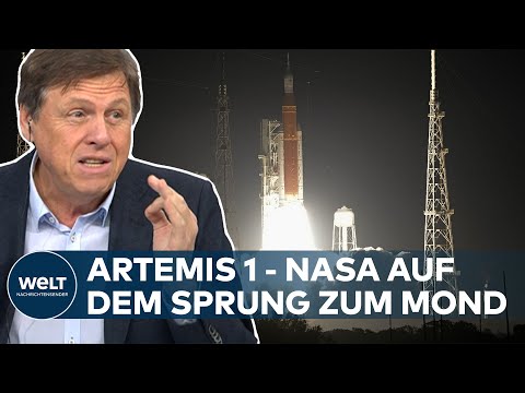 ZURÜCK ZUM MOND: Erster NASA-Testflug Artemis 1 für Nasa-Mondmission gestartet | WELT Thema