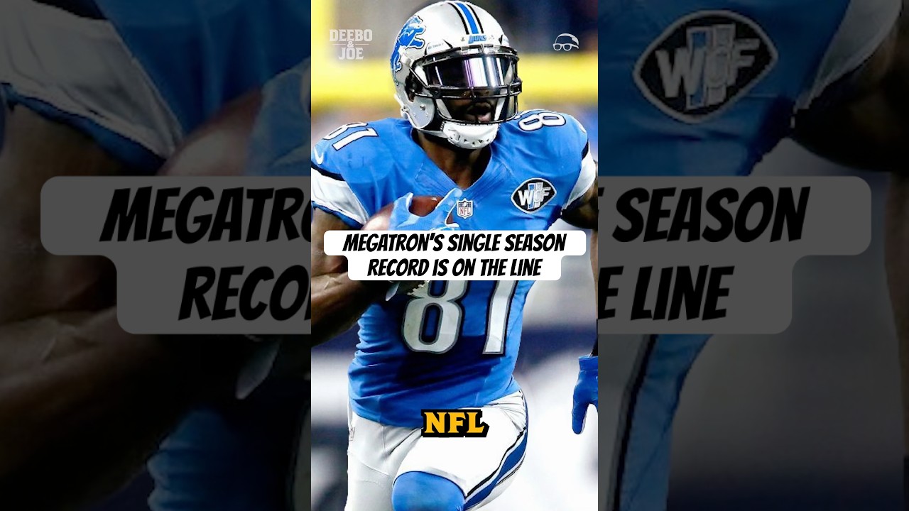 Megatron thinks his single season receiving yards record is next up to be broken 👀 #DeeboAndJoe