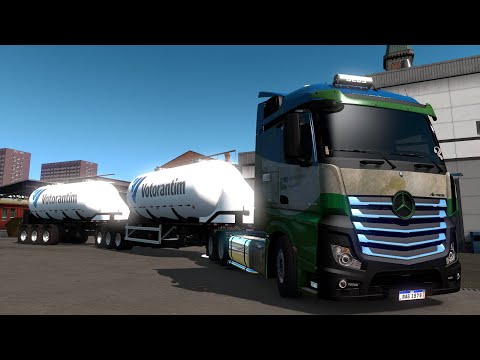 Euro Truck Simulator 2 - Mercedes Actros Descendo a Serra do Rio do Rastro / ETS2 MAPA EAA