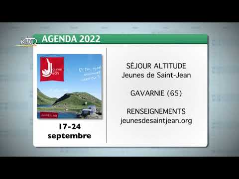 Agenda du 22 aout 2022