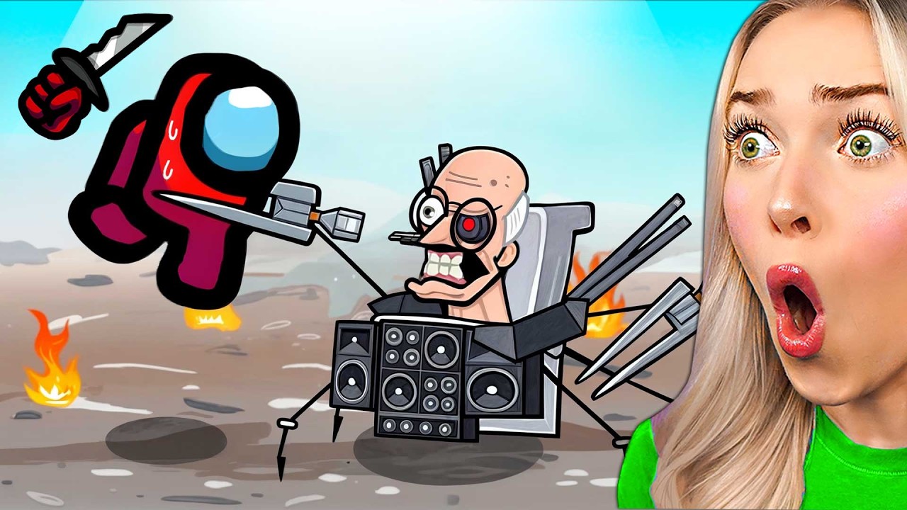 FUNNIEST Skibidi Toilet VS Mini Crewmate Animations?! (You Will LAUGH)