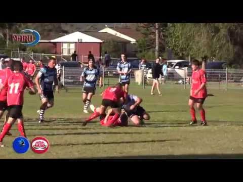 2015 NHRU Round 11 Premier 2 Highlights - Nelson Bay v Waratah